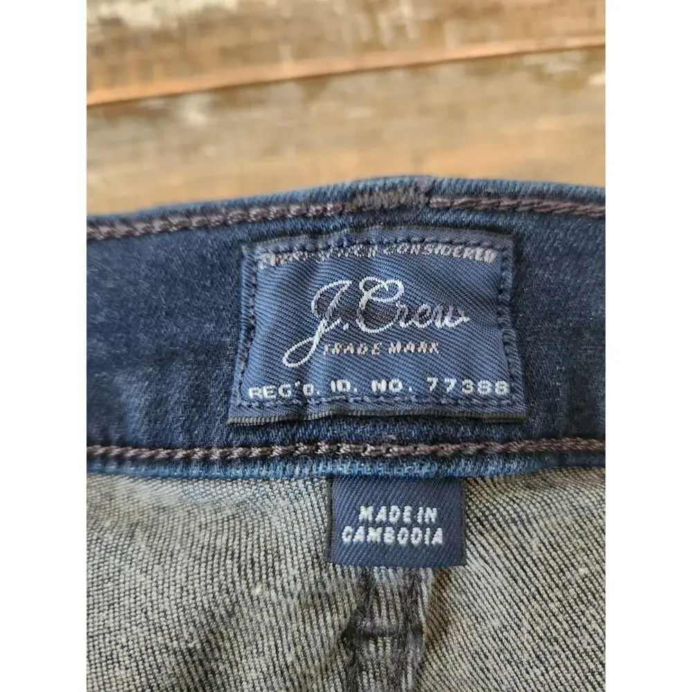 NWOT J. Crew Men's  770™ Straight-Fit Stretch Jean In Deep Lake Wash Blue 32/30